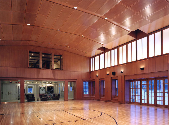 Boston Basketball Court Woodwork
