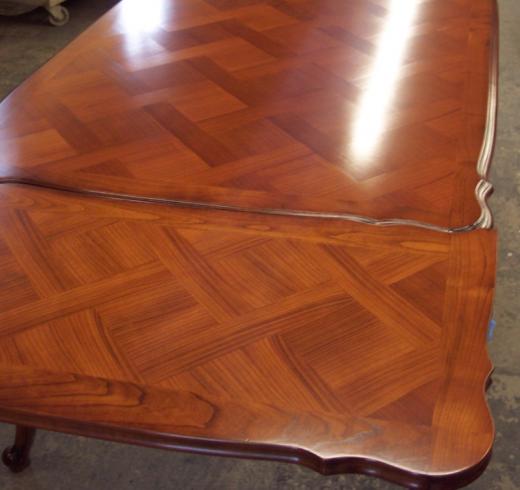 refinished dinning room table
